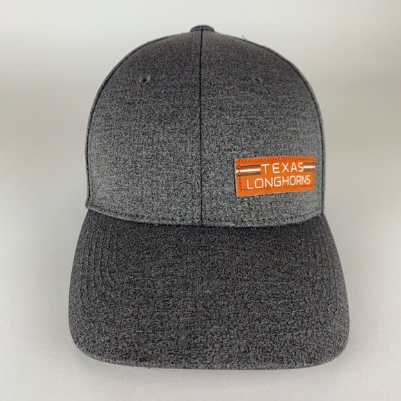 Texas Longhorns NCAA Gray Stretch Fitted Hat Mens One Size - Picture 2 of 5